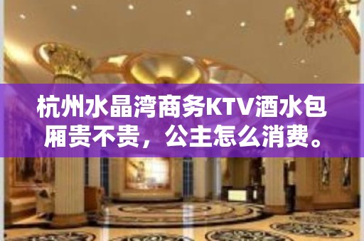 杭州水晶湾商务KTV酒水包厢贵不贵，公主怎么消费。