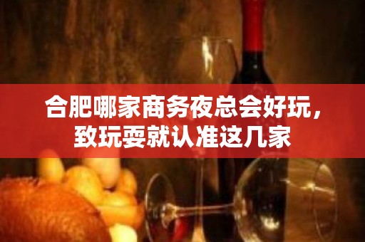 合肥哪家商务夜总会好玩，致玩耍就认准这几家