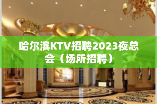 哈尔滨KTV招聘2023夜总会（场所招聘）