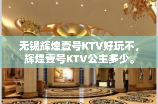 无锡辉煌壹号KTV好玩不，辉煌壹号KTV公主多少。