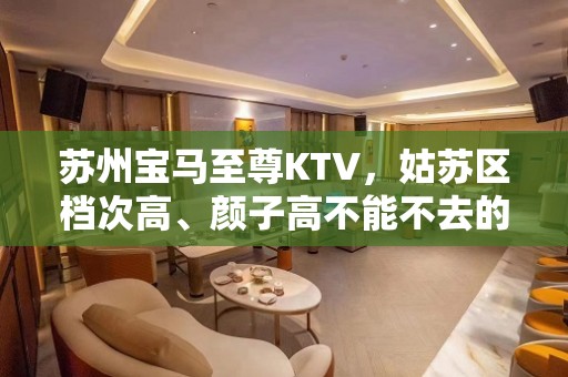 苏州宝马至尊KTV，姑苏区档次高、颜子高不能不去的更高夜总会