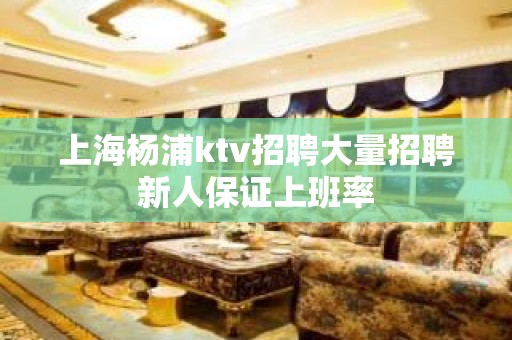 上海杨浦ktv招聘大量招聘新人保证上班率