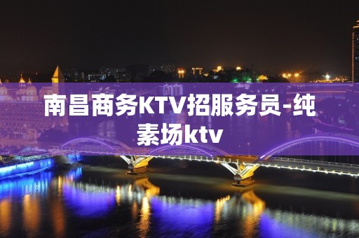 南昌商务KTV招服务员-纯素场ktv