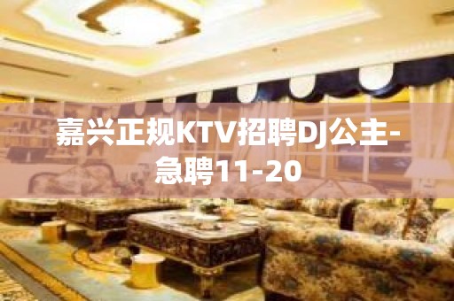 嘉兴正规KTV招聘DJ公主-急聘11-20