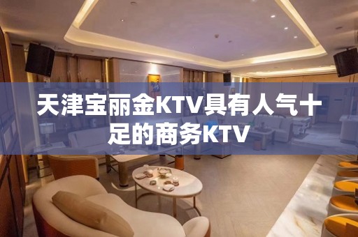 天津宝丽金KTV具有人气十足的商务KTV