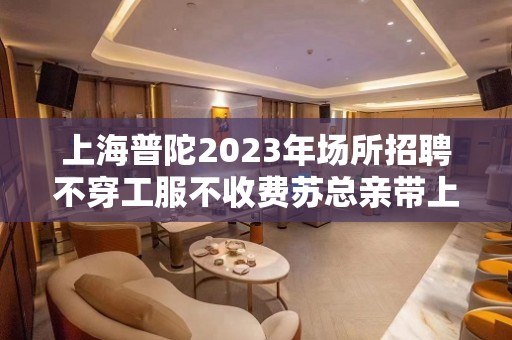 上海普陀2023年场所招聘不穿工服不收费苏总亲带上班无压力