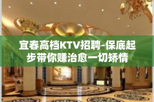 宜春高档KTV招聘-保底起步带你赚治愈一切矫情