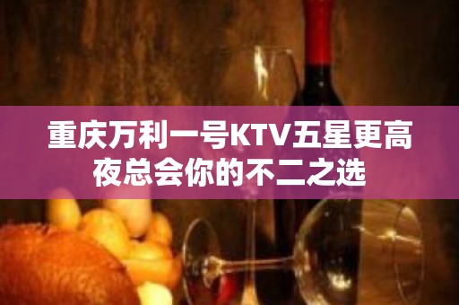 重庆万利一号KTV五星更高夜总会你的不二之选