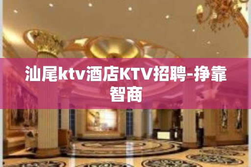 汕尾ktv酒店KTV招聘-挣靠智商