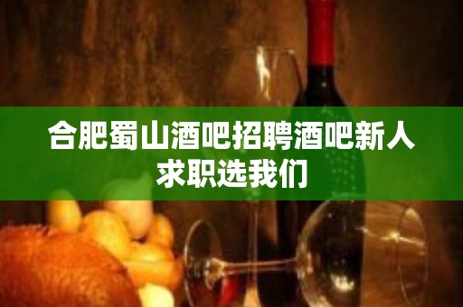 合肥蜀山酒吧招聘酒吧新人求职选我们