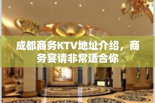 成都商务KTV地址介绍，商务宴请非常适合你