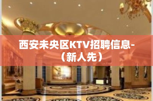 西安未央区KTV招聘信息-（新人先）