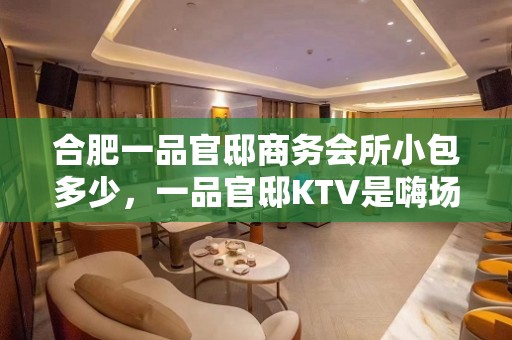 合肥一品官邸商务会所小包多少，一品官邸KTV是嗨场吗？