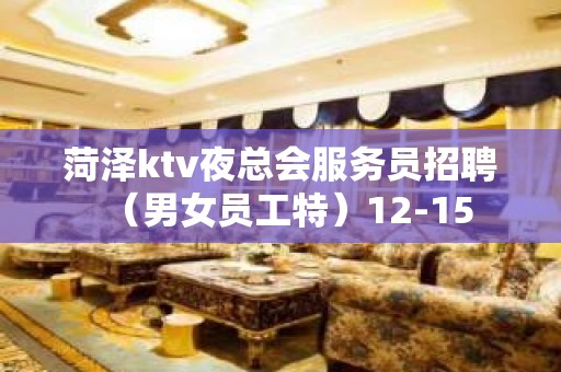 菏泽ktv夜总会服务员招聘（男女员工特）12-15