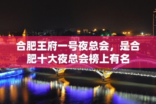 合肥王府一号夜总会，是合肥十大夜总会榜上有名