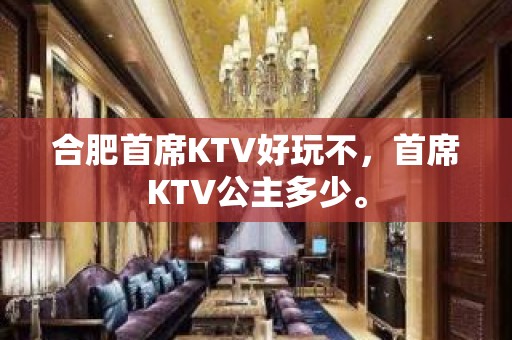 合肥首席KTV好玩不，首席KTV公主多少。