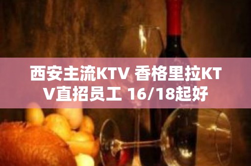 西安主流KTV 香格里拉KTV直招员工 16/18起好