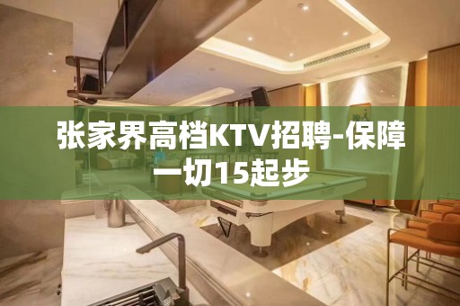 张家界高档KTV招聘-保障一切15起步