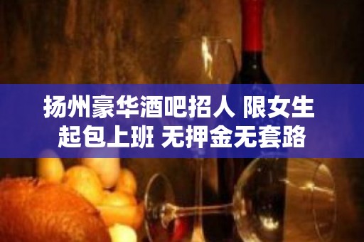 扬州豪华酒吧招人 限女生 起包上班 无押金无套路