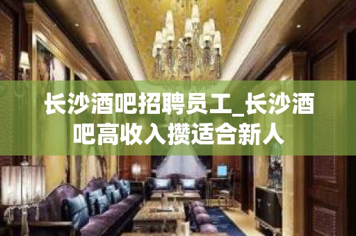 长沙酒吧招聘员工_长沙酒吧高收入攒适合新人