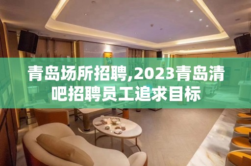 青岛场所招聘,2023青岛清吧招聘员工追求目标