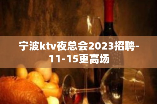 宁波ktv夜总会2023招聘-11-15更高场