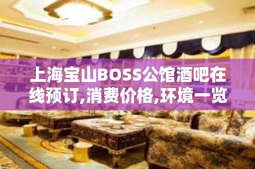 上海宝山BOSS公馆酒吧在线预订,消费价格,环境一览,怎么样？