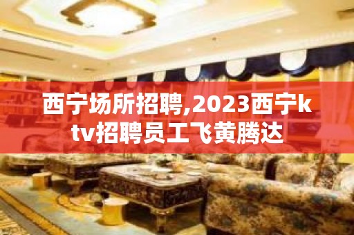 西宁场所招聘,2023西宁ktv招聘员工飞黄腾达