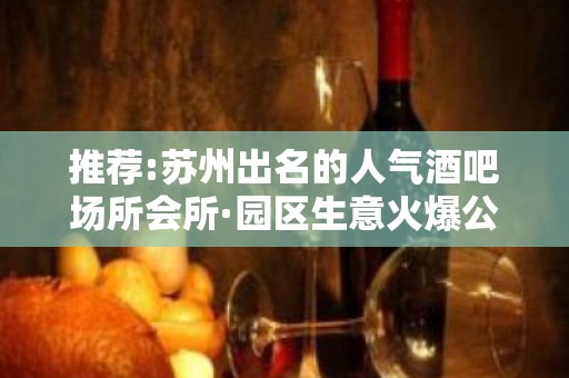 推荐:苏州出名的人气酒吧场所会所·园区生意火爆公司