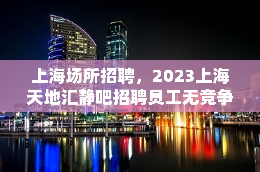 上海场所招聘，2023上海天地汇静吧招聘员工无竞争压力高薪