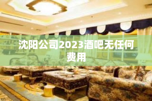 沈阳公司2023酒吧无任何费用