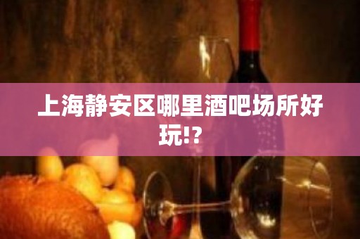 上海静安区哪里酒吧场所好玩!?