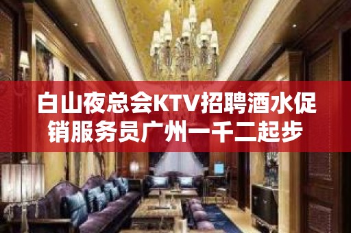 白山夜总会KTV招聘酒水促销服务员广州一千二起步