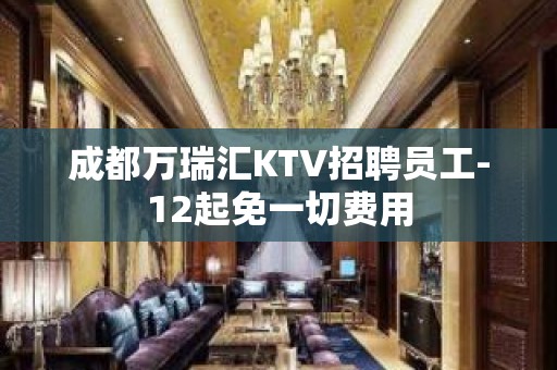 成都万瑞汇KTV招聘员工-12起免一切费用