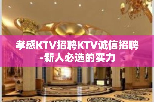 孝感KTV招聘KTV诚信招聘-新人必选的实力