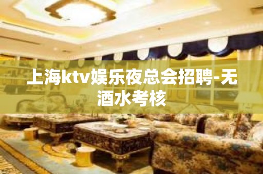 上海ktv娱乐夜总会招聘-无酒水考核