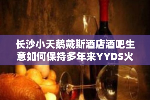 长沙小天鹅戴斯酒店酒吧生意如何保持多年来YYDS火爆预定