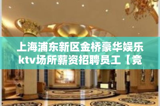 上海浦东新区金桥豪华娱乐ktv场所薪资招聘员工【竞争力小】