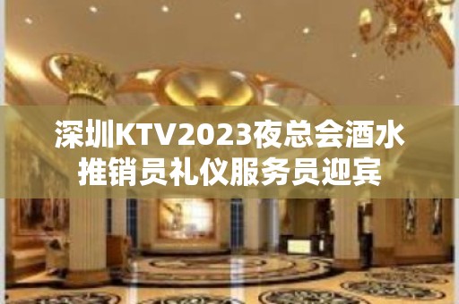 深圳KTV2023夜总会酒水推销员礼仪服务员迎宾