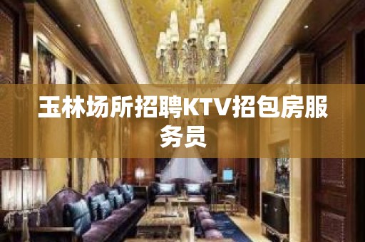 玉林场所招聘KTV招包房服务员