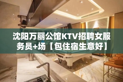 沈阳万丽公馆KTV招聘女服务员+场【包住宿生意好】