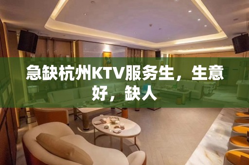 急缺杭州KTV服务生，生意好，缺人