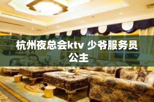 杭州夜总会ktv 少爷服务员 公主