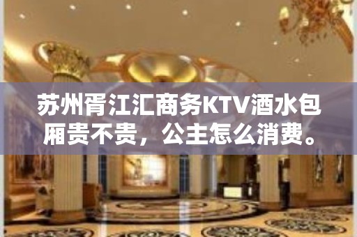 苏州胥江汇商务KTV酒水包厢贵不贵，公主怎么消费。