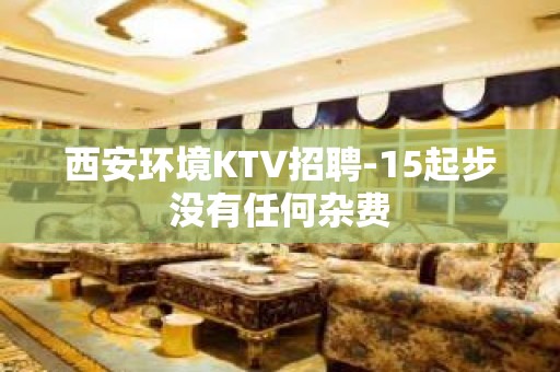 西安环境KTV招聘-15起步没有任何杂费