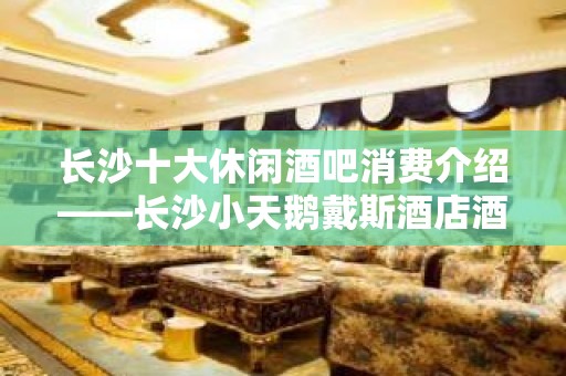 长沙十大休闲酒吧消费介绍——长沙小天鹅戴斯酒店酒吧