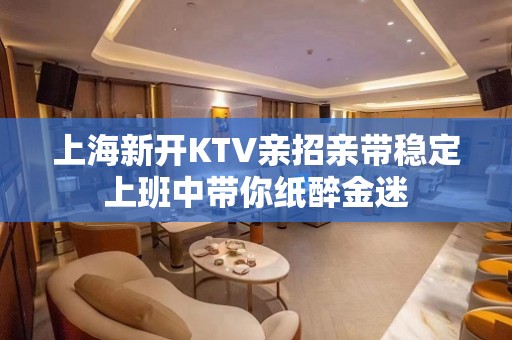 上海新开KTV亲招亲带稳定上班中带你纸醉金迷