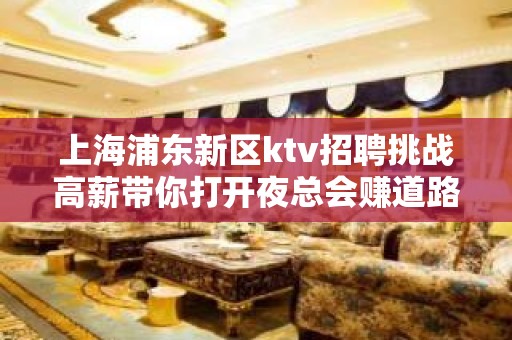 上海浦东新区ktv招聘挑战高薪带你打开夜总会赚道路