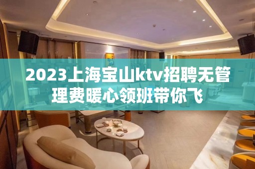 2023上海宝山ktv招聘无管理费暖心领班带你飞