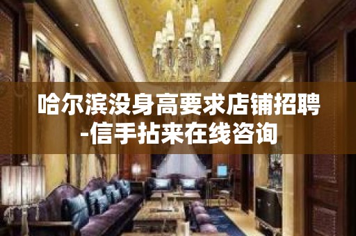 哈尔滨没身高要求店铺招聘-信手拈来在线咨询